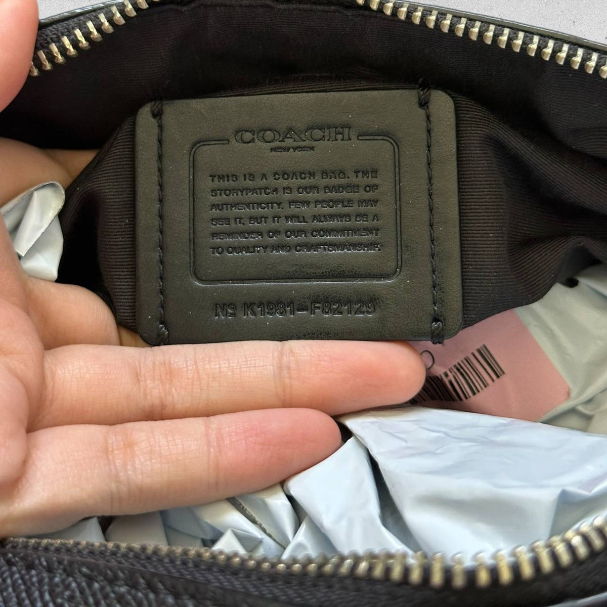 Authentic Coach Rowan Satchel Bag