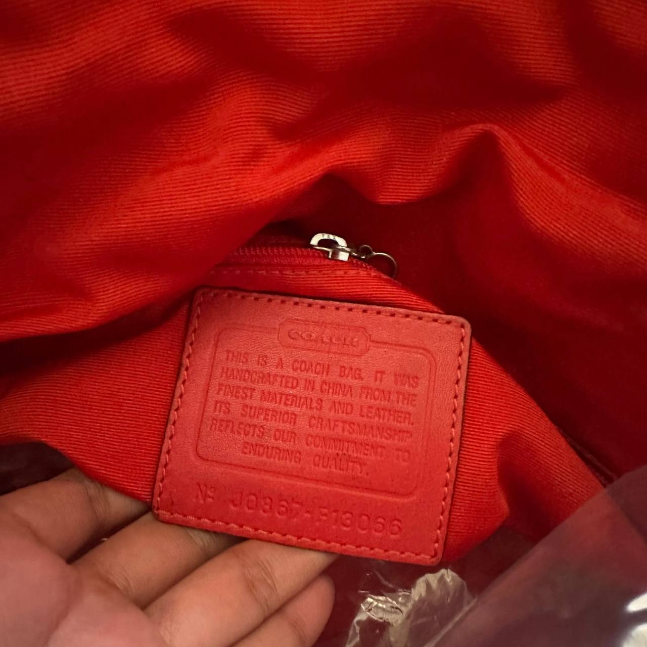 Authentic Vintage Coach Signature Shoulder Bag