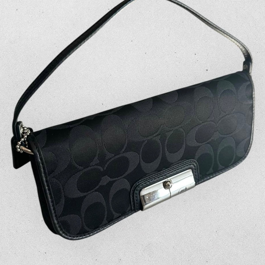 Authentic Vintage Coach Op Art Kristine Small Shoulder Bag