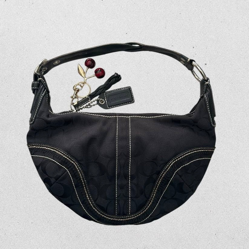 Authentic Vintage Coach Croissant Small Shoulder Bag Rare
