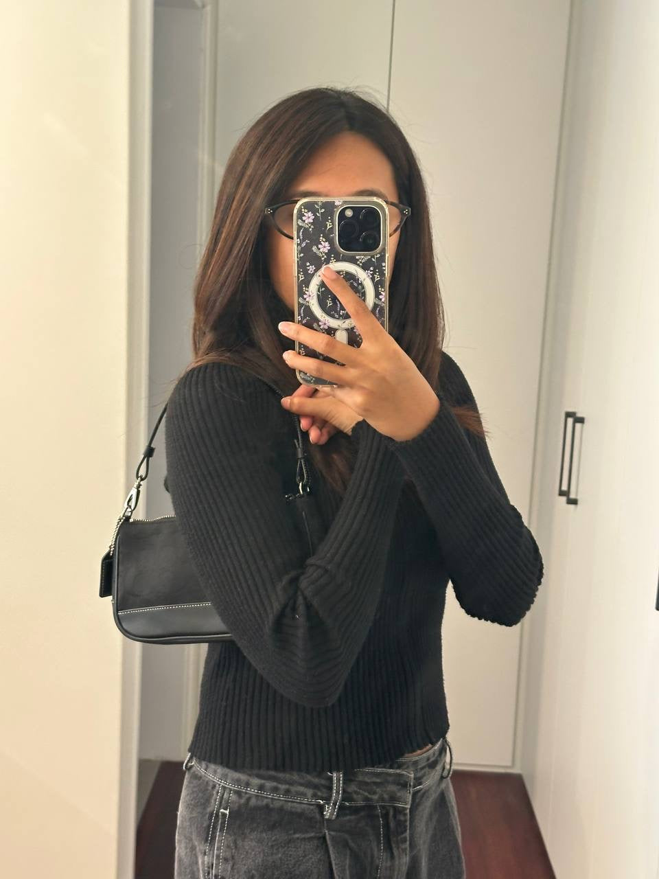 Authentic Vintage Coach Signature Demi Shoulder Bag