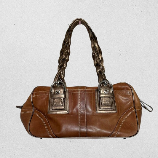 Authentic Vintage Coach Soho Boston Leather Shoulder Bag