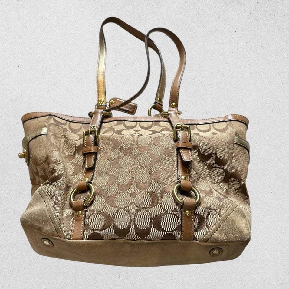 Authentic Vintage Coach Legacy Signature Tote Bag