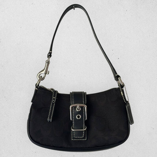 Authentic Vintage Coach Buckle Small Shoulder Bag