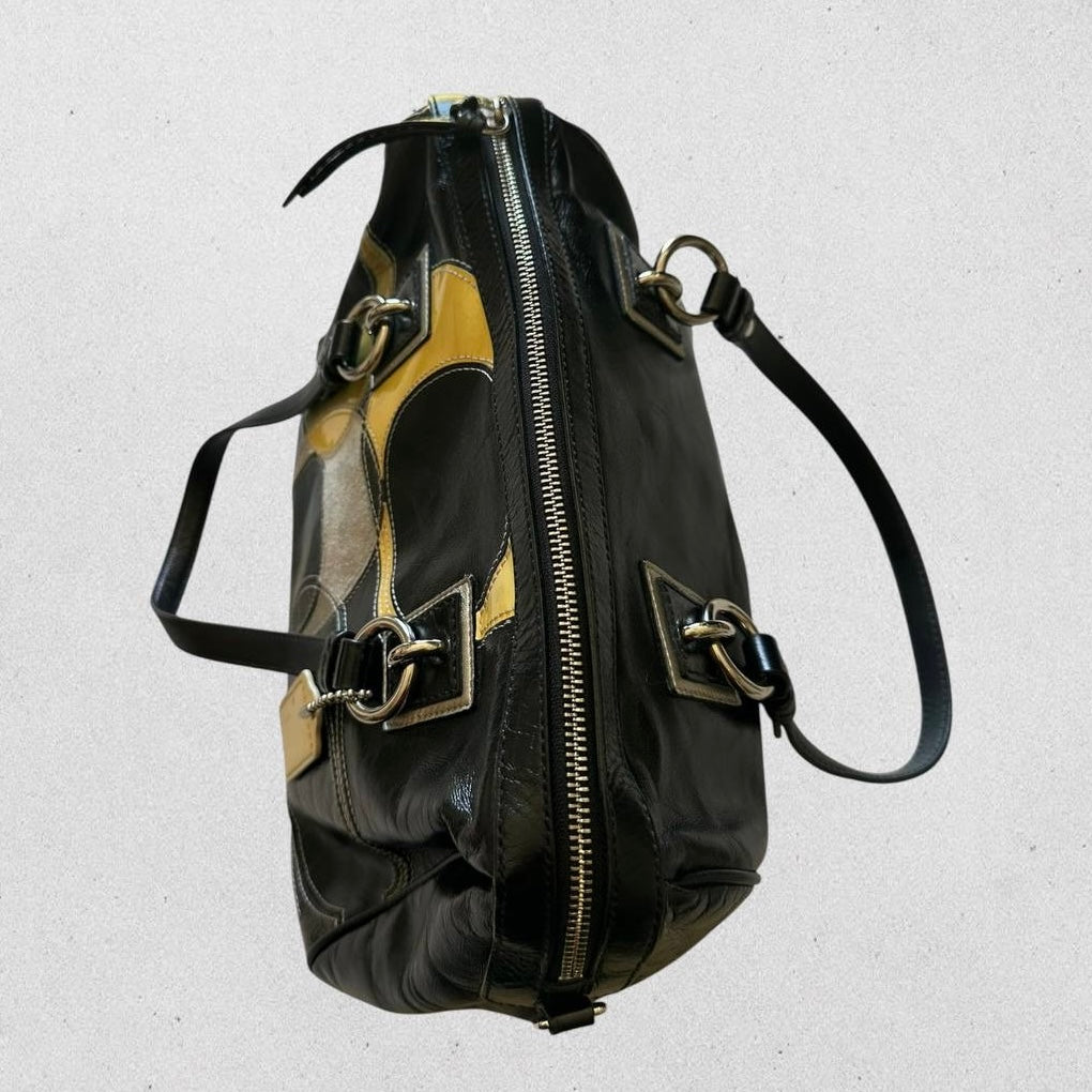Authentic Vintage Coach Optic Bowling Bag