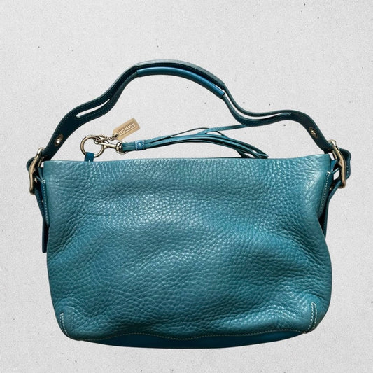 Authentic Vintage Coach Grained Leather Shoulder Bag