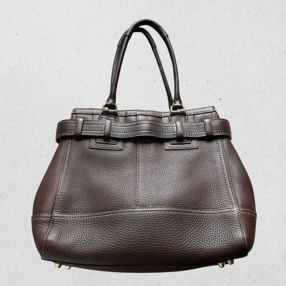 Authentic Vintage Coach Hamptons Leather Shoulder Bag