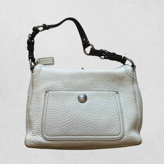 Authentic Vintage Coach Chelsea Pebbled Leather Shoulder Bag