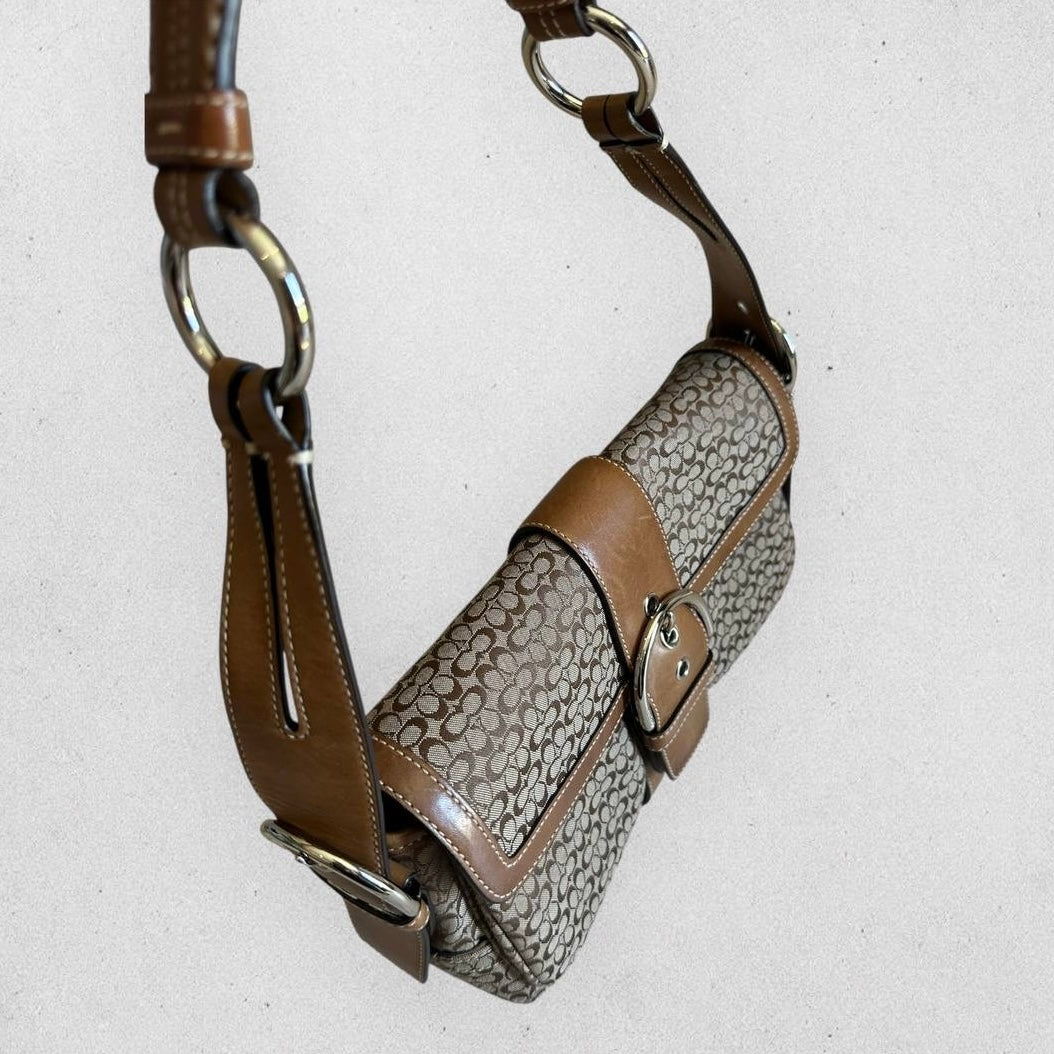 Authentic Vintage Coach Soho Flap Shoulder Bag