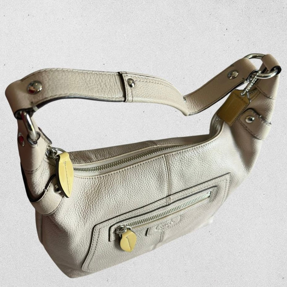 Authentic Vintage Coach Soho Penelope Pebbled Leather Hobo Bag