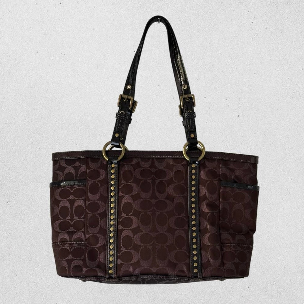 Authentic Vintage Coach Legacy Brown Tote Bag