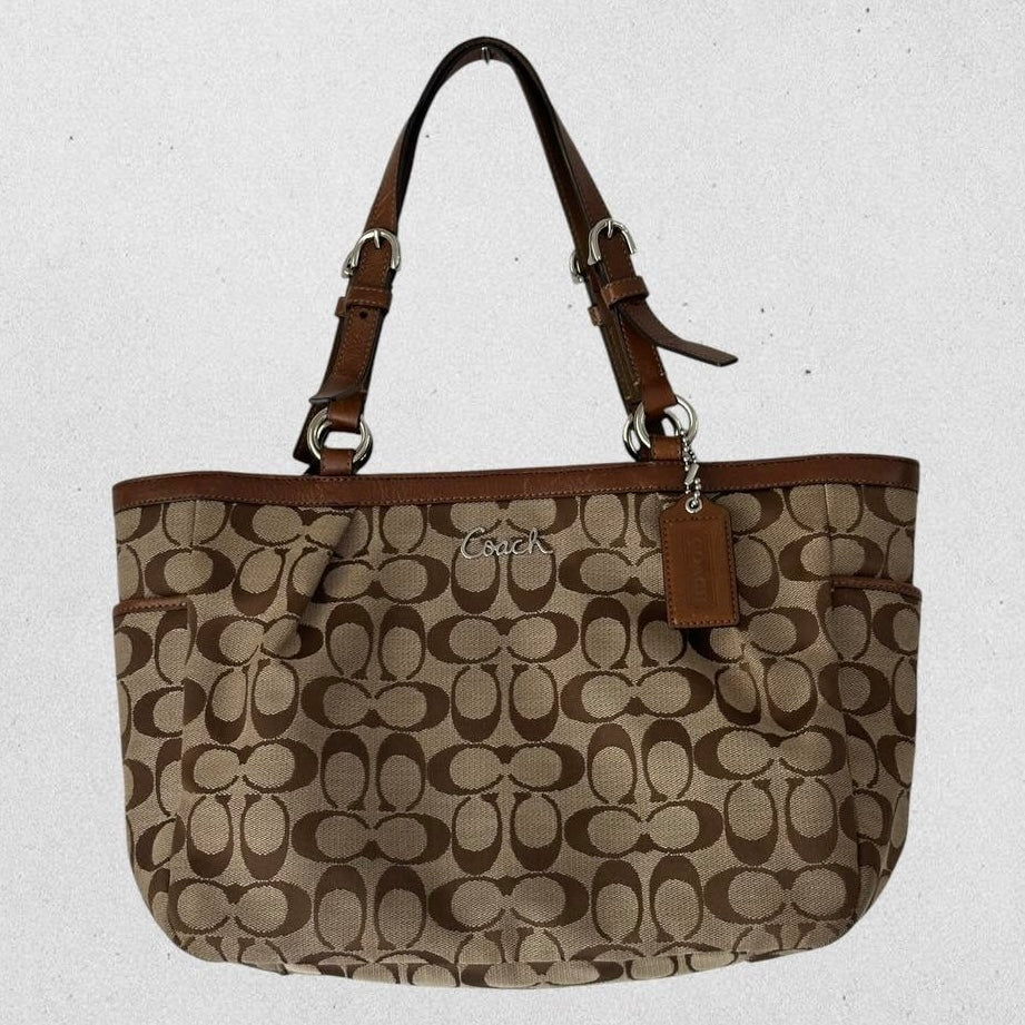 Authentic Vintage Coach Signature Tote Bag