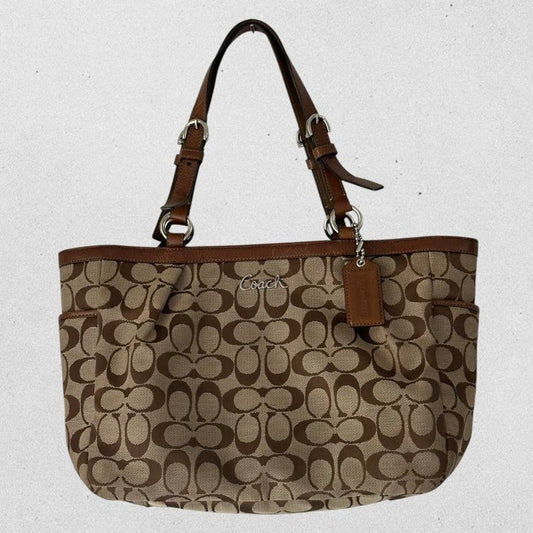Authentic Vintage Coach Signature Tote Bag