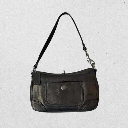 Authentic Vintage Coach Eddie Turnlock Leather Shoulder Bag