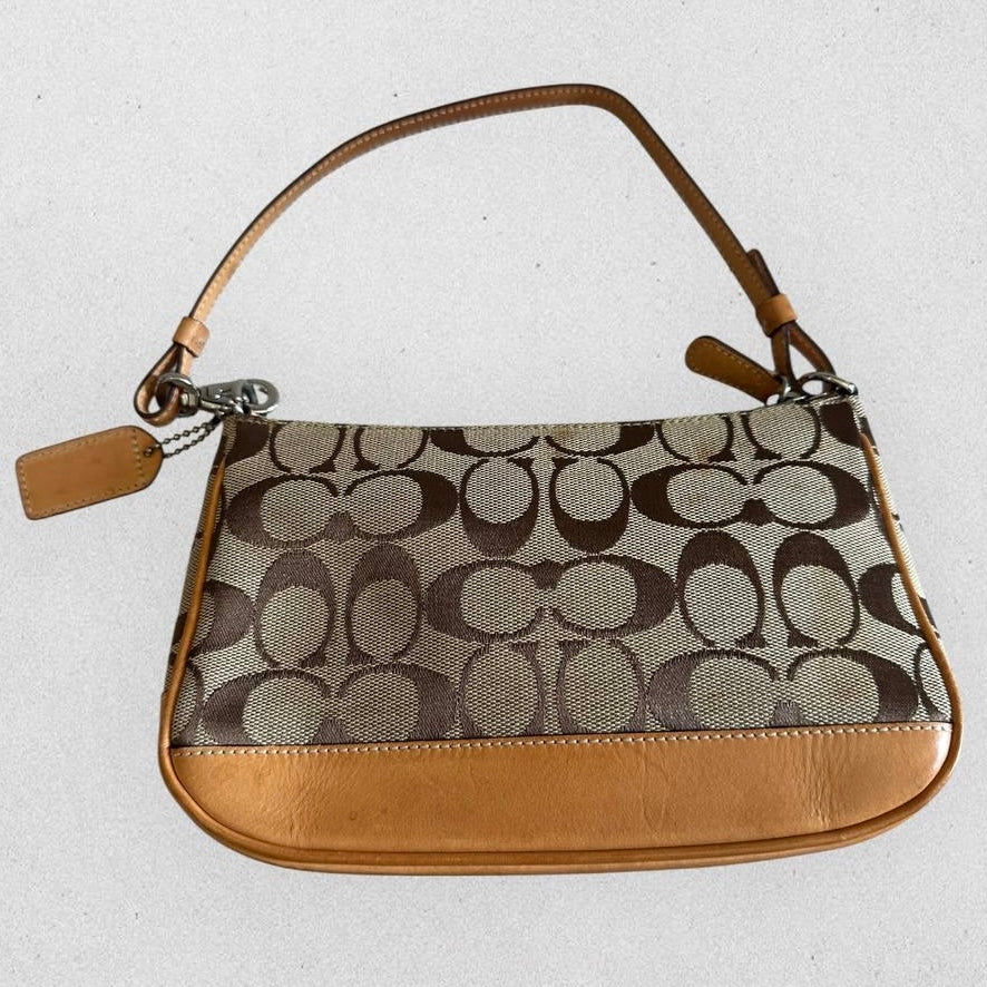 Authentic Vintage Coach Signature Demi Shoulder Bag