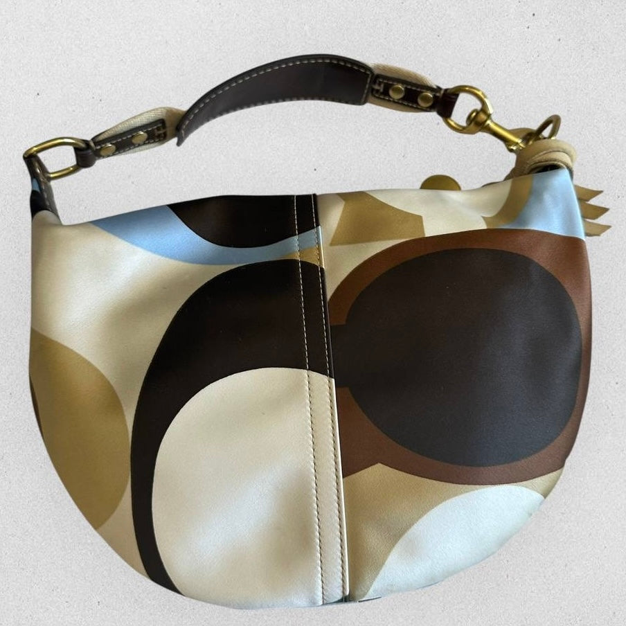 Authentic Vintage Coach Sateen Hobo Bag