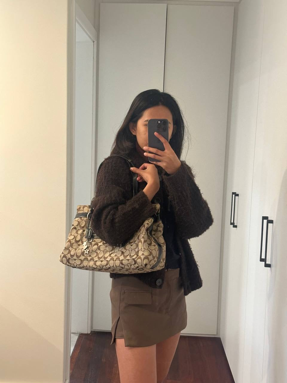 Authentic Vintage Coach Penelope Signature Shoulder Bag