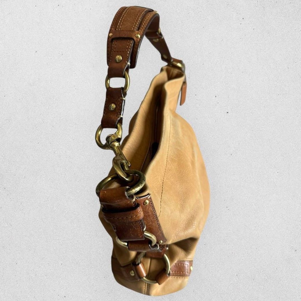 Authentic Vintage Coach Carly Leather Shoulder Bag