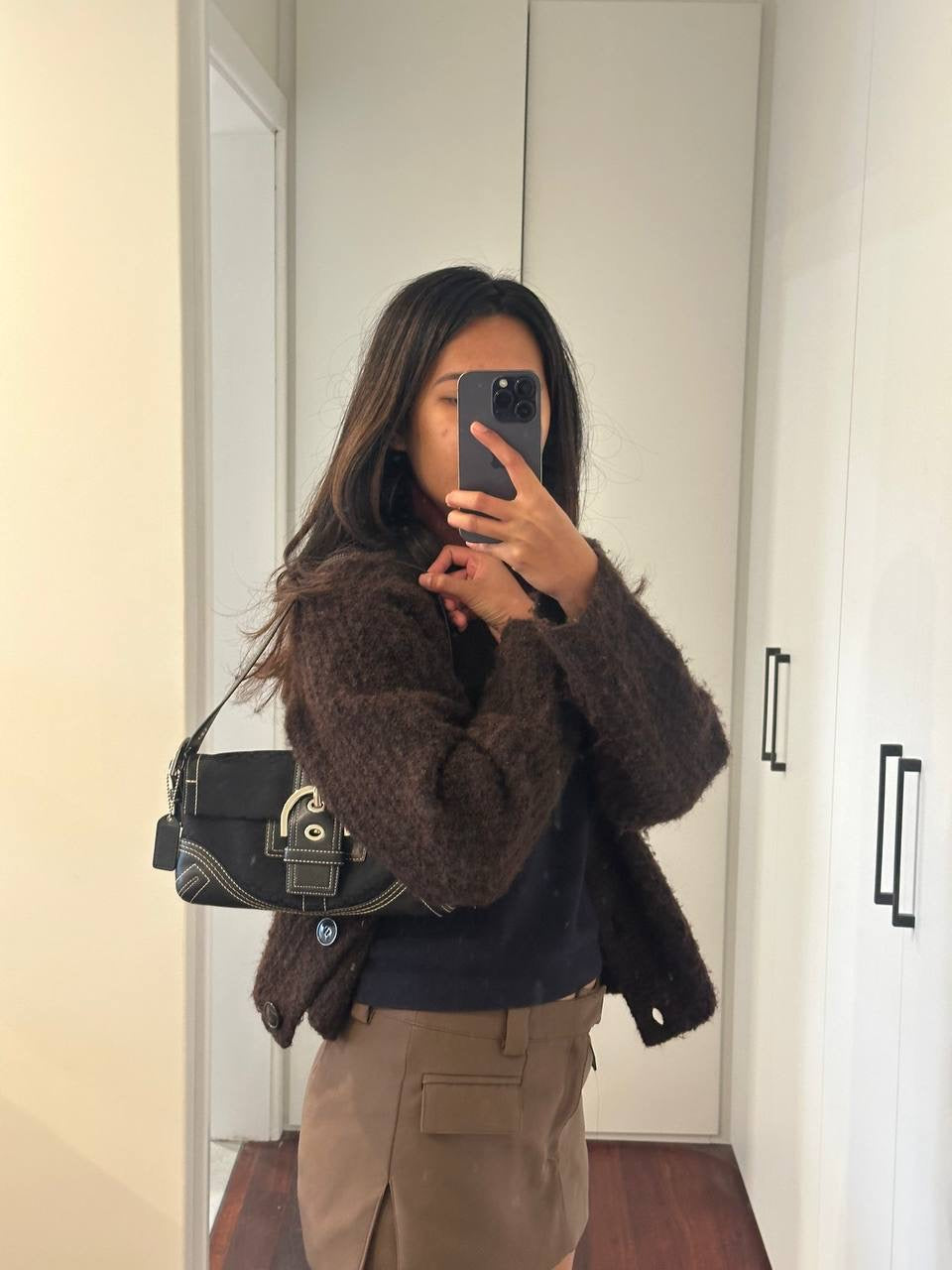 Authentic Vintage Coach Soho Flap Shoulder Bag