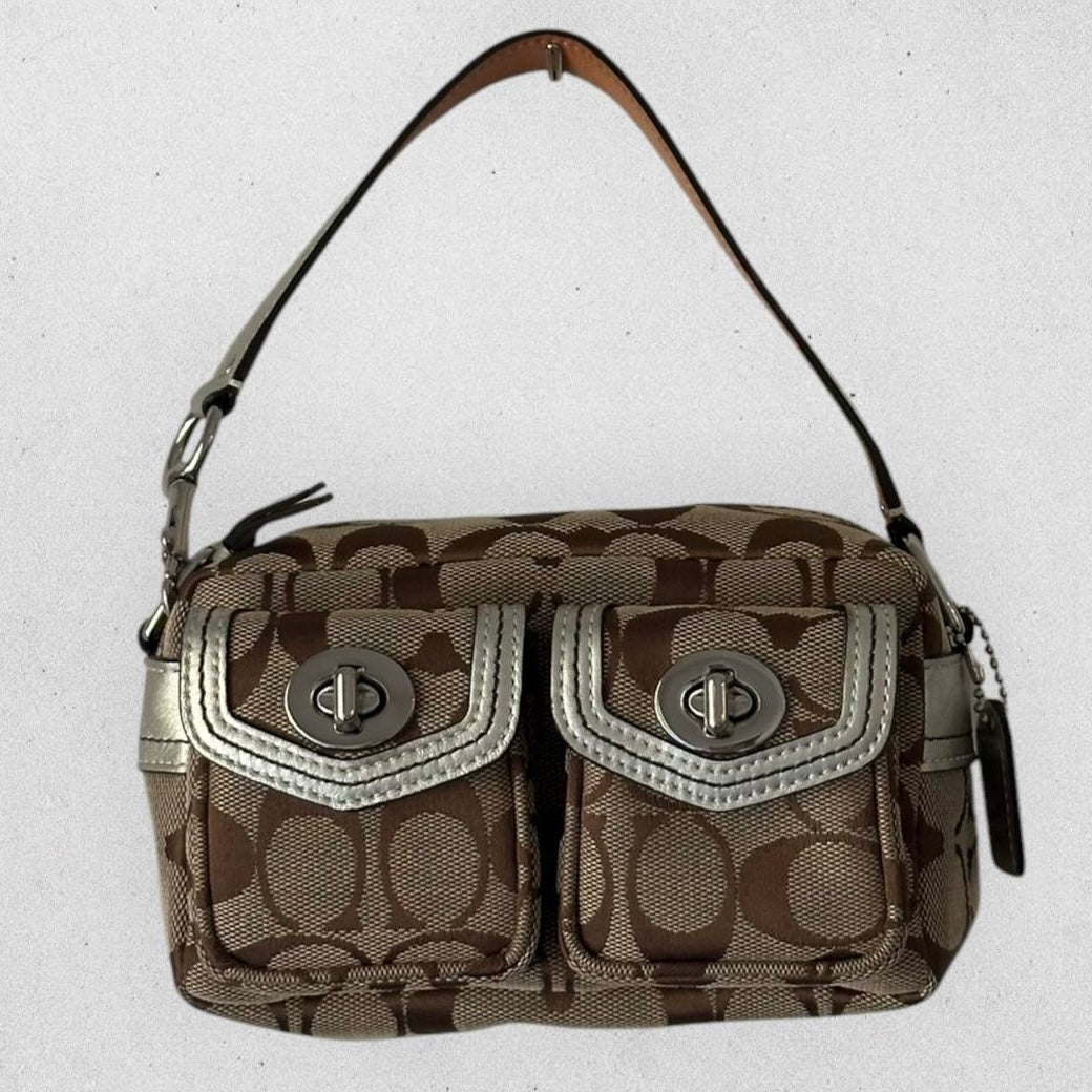 Authentic Rare Vintage Coach Legacy TurnLock Mini Shoulder Bag