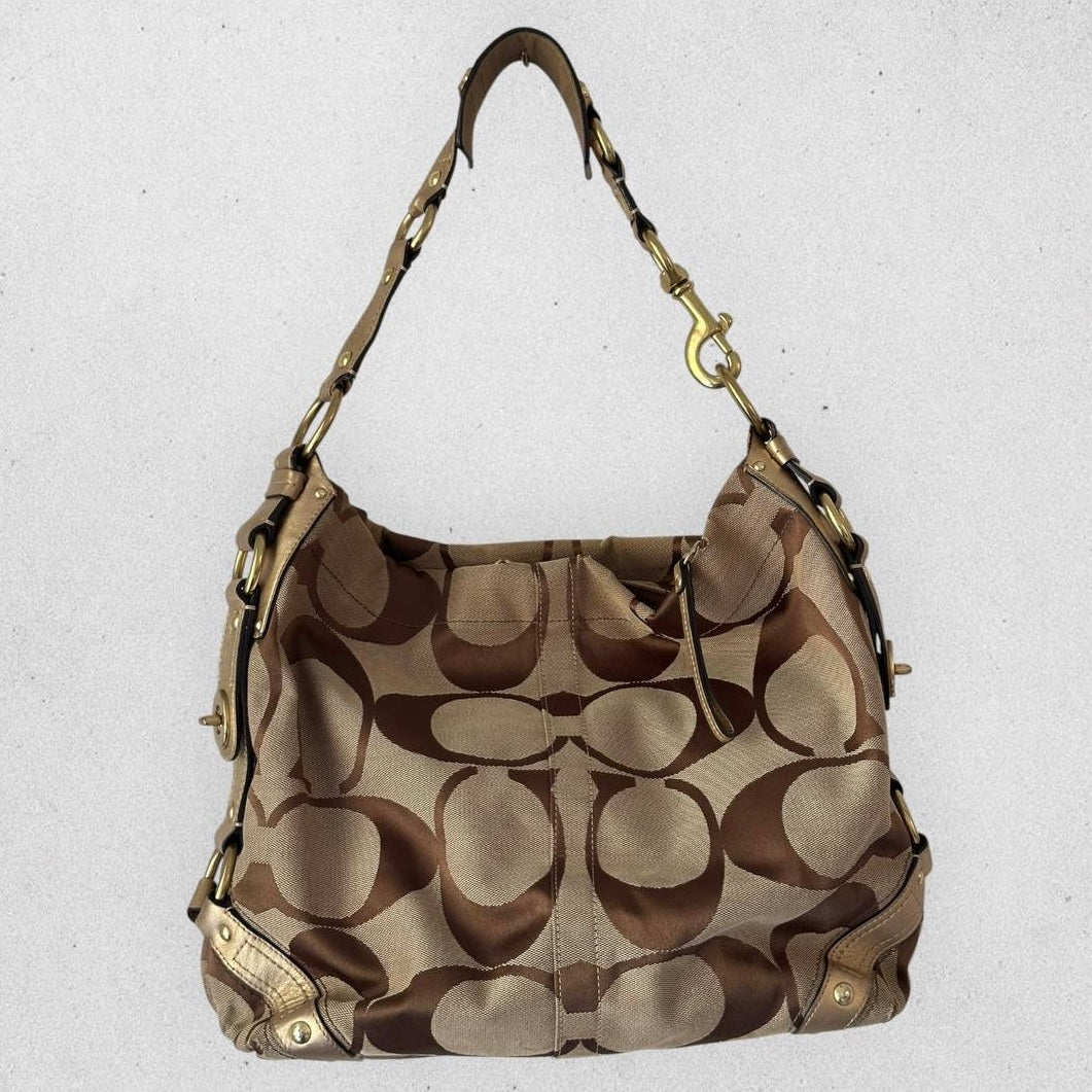 Authentic Vintage Coach Carly Signature Shoulder bag