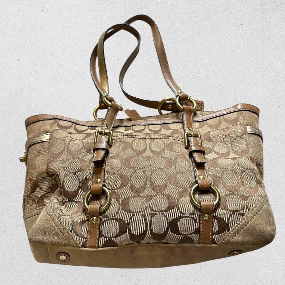 Authentic Vintage Coach Legacy Signature Tote Bag