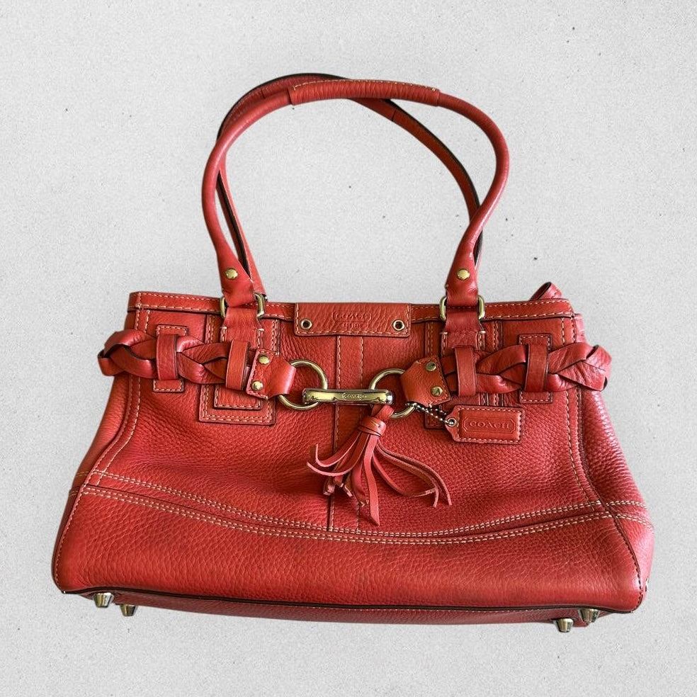 Authentic Vintage Coach Hamptons Leather Bag