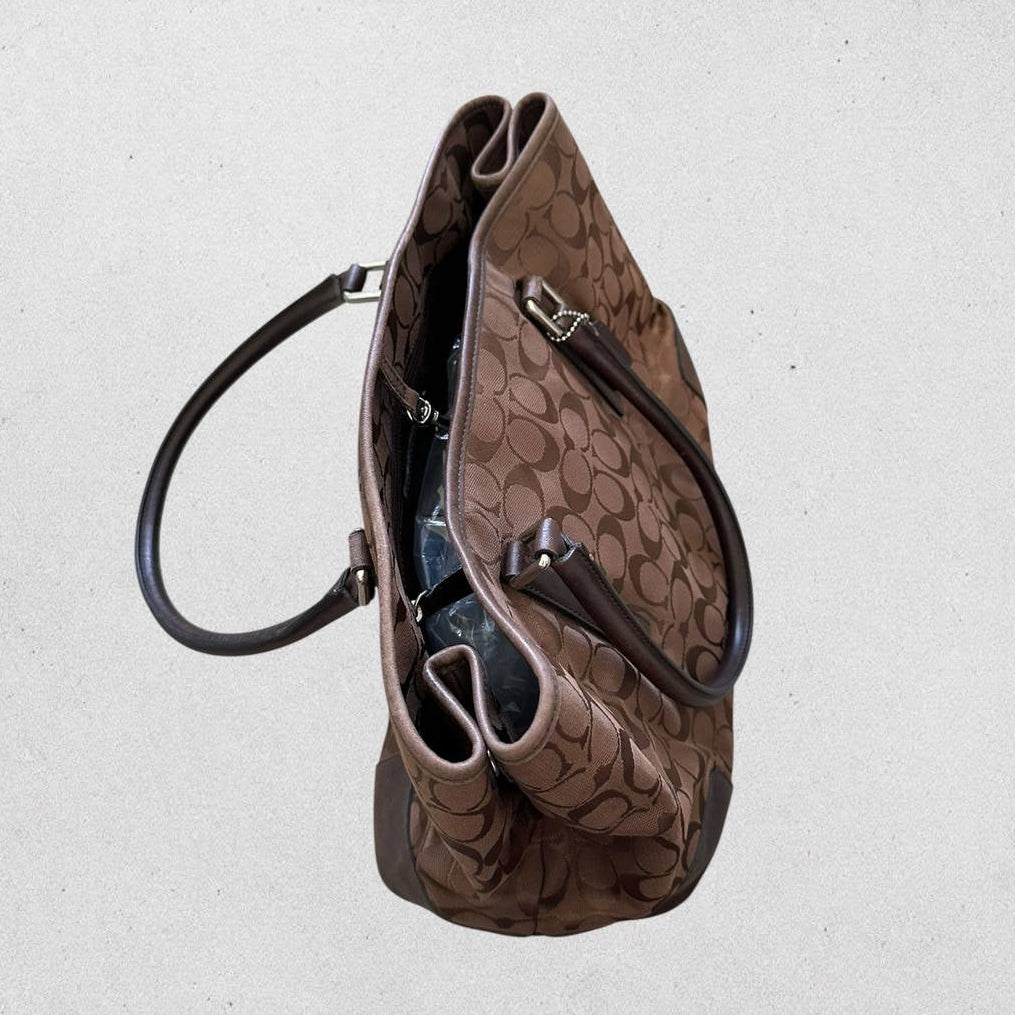 Authentic Vintage Coach Signature Tote Bag