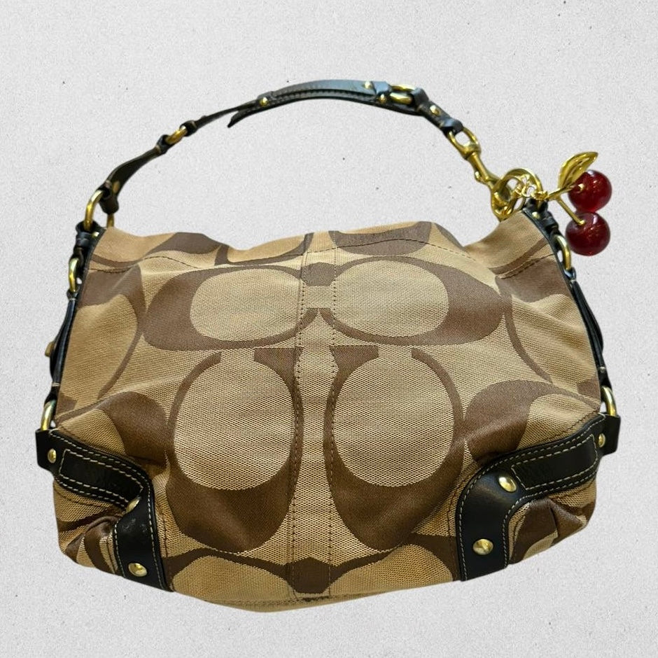 Authentic Vintage Coach Carly Signature Shoulder Bag