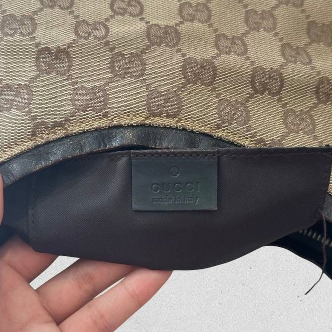 Authentic Vintage Gucci GG Shoulder Bag