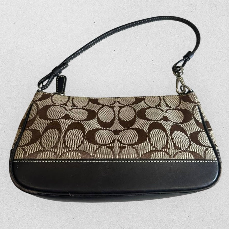 Authentic Vintage Coach Demi Signature Shoulder Bag
