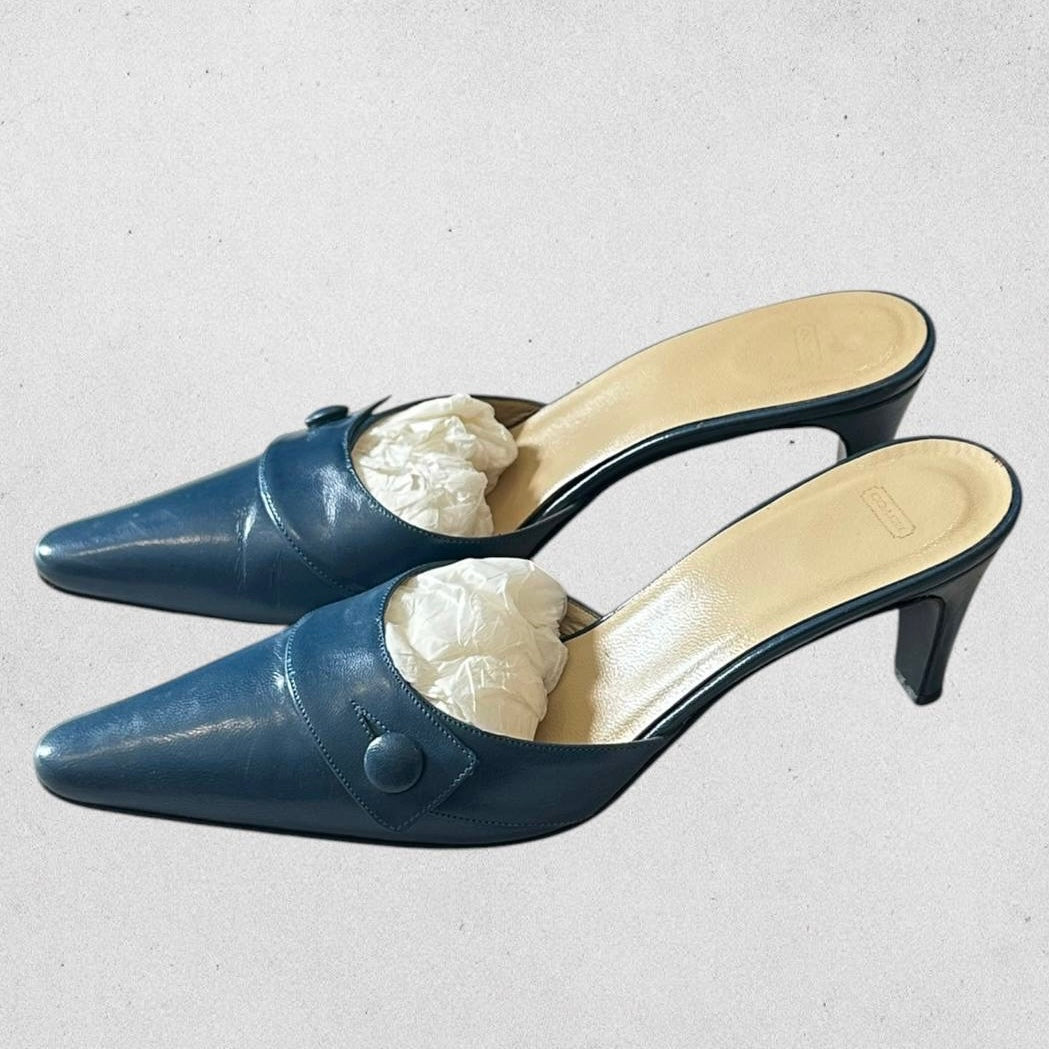 Authentic Vintage Coach Kitten Heels