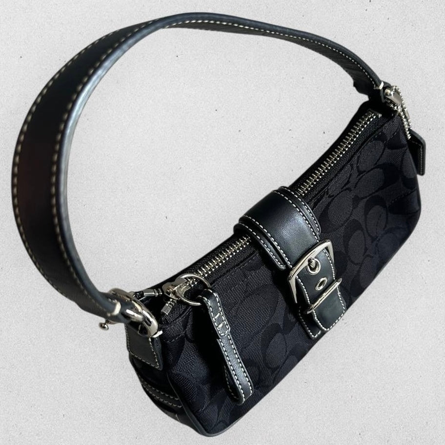 Authentic Vintage Coach Soho Mini Buckle Shoulder Bag