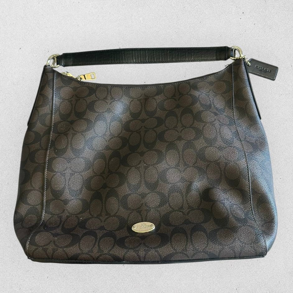 Authentic Vintage Coach Signature Hobo Bag