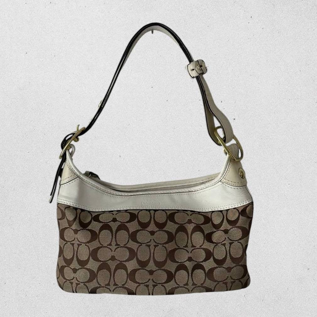 Authentic Vintage Coach Signature Shoulder/Crossbody Bag