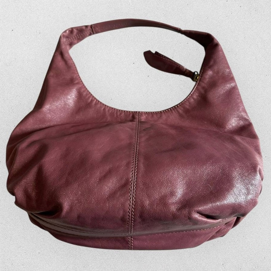 Authentic Vintage Coach Crescent Leather Hobo Bag