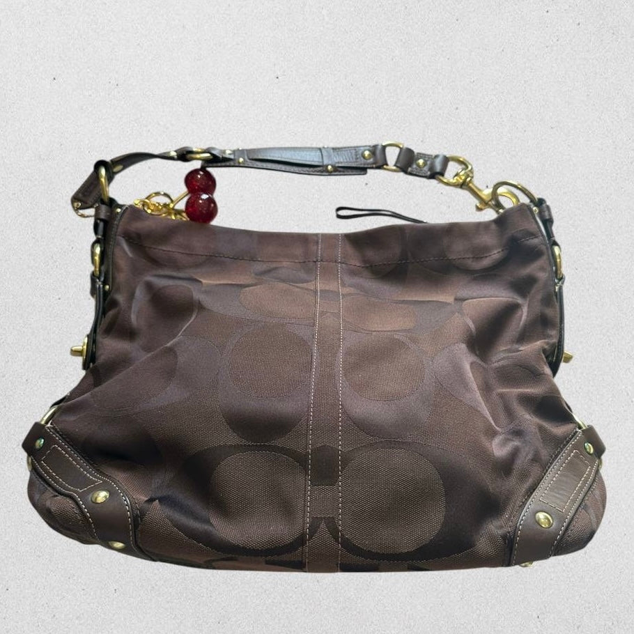 Authentic Vintage Coach Carly Signature Shoulder Bag