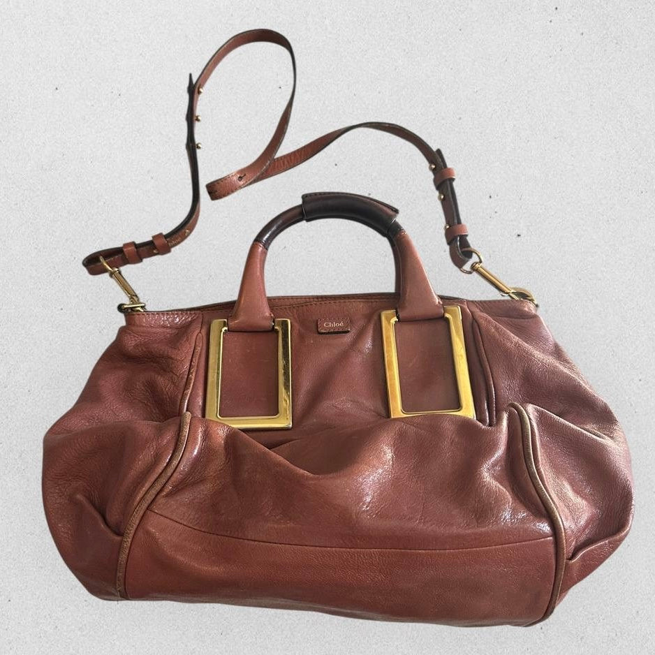 Authentic Vintage Chloe Ethel Leather Shoulder Bag