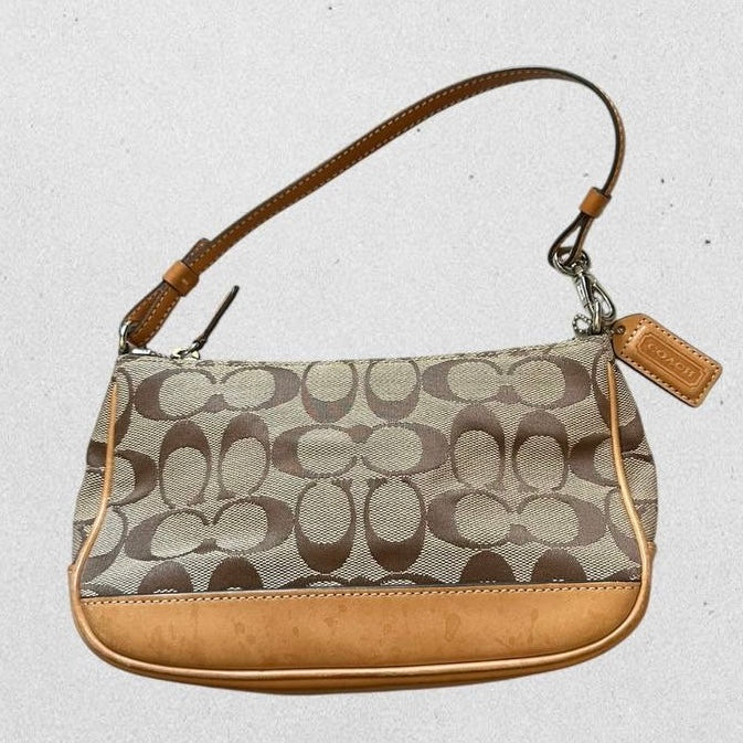 Authentic Vintage Coach Demi Signature Shoulder Bag
