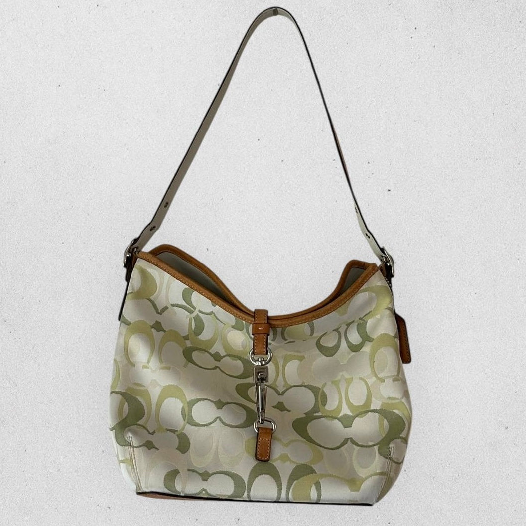 Authentic Vintage Coach Optic Hampton Shoulder Bag Rare