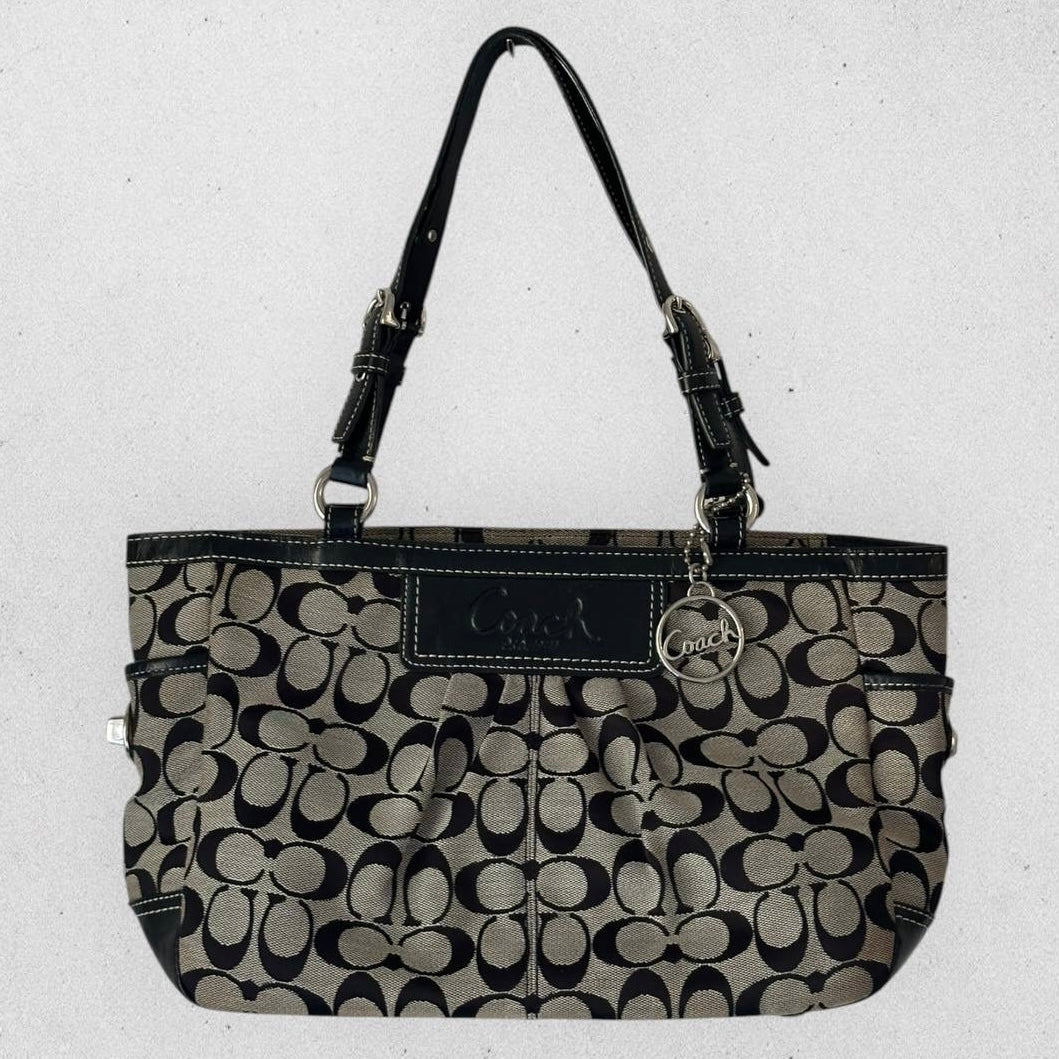 Authentic Vintage Coach Signature Tote Bag