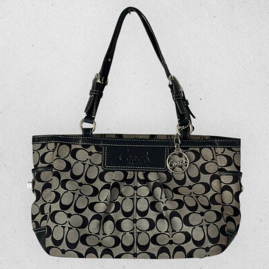 Authentic Vintage Coach Signature Tote Bag
