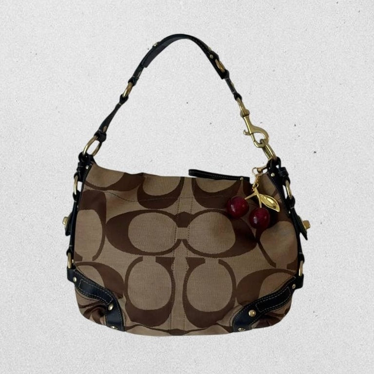 Authentic Vintage Coach Carly Signature Shoulder Bag