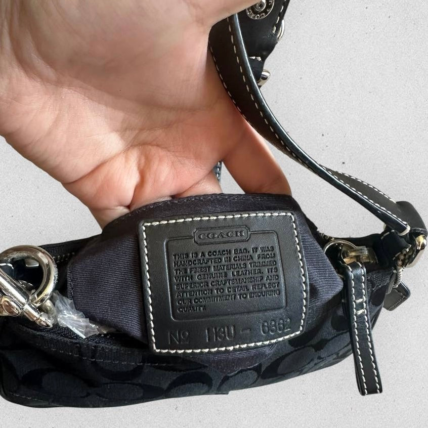 Authentic Vintage Coach Buckle Small Shoulder Bag