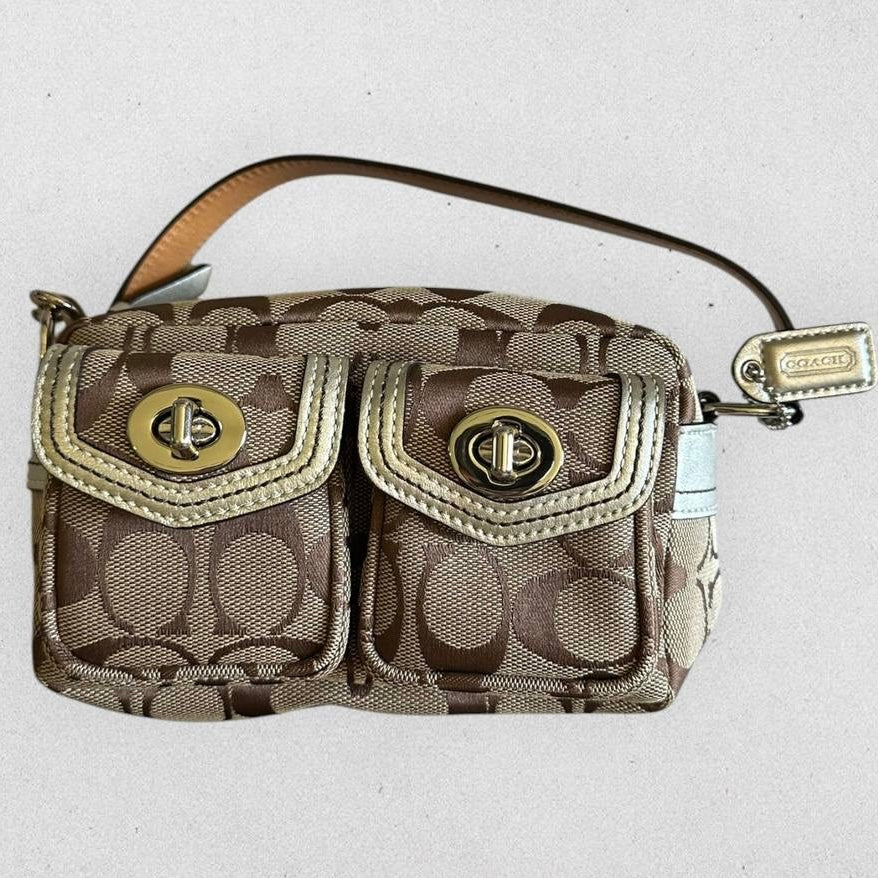 Authentic Rare Vintage Coach Legacy TurnLock Mini Shoulder Bag
