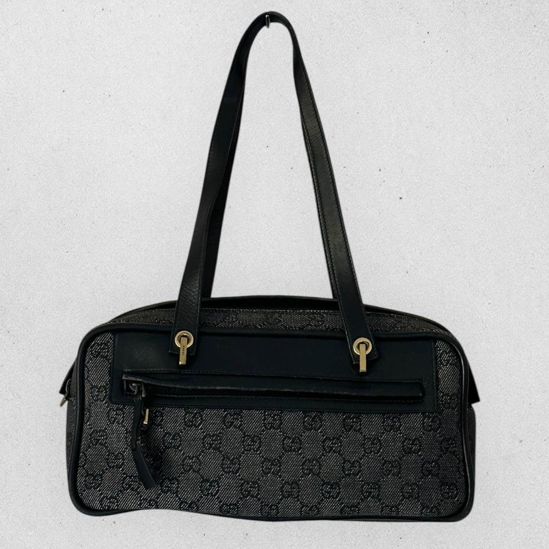 Authentic Vintage Gucci GG Canvas Shoulder Bag