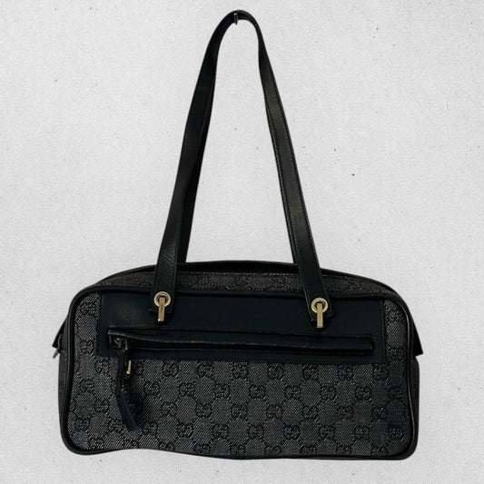 Authentic Vintage Gucci GG Canvas Shoulder Bag
