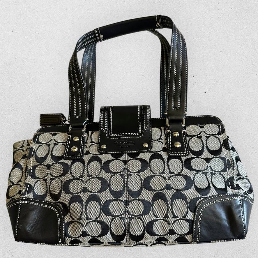 Authentic Vintage Coach Hamptons Carryall Shoulder Bag