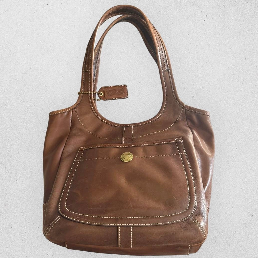Authentic Vintage Coach Ergo Leather Shoulder Bag