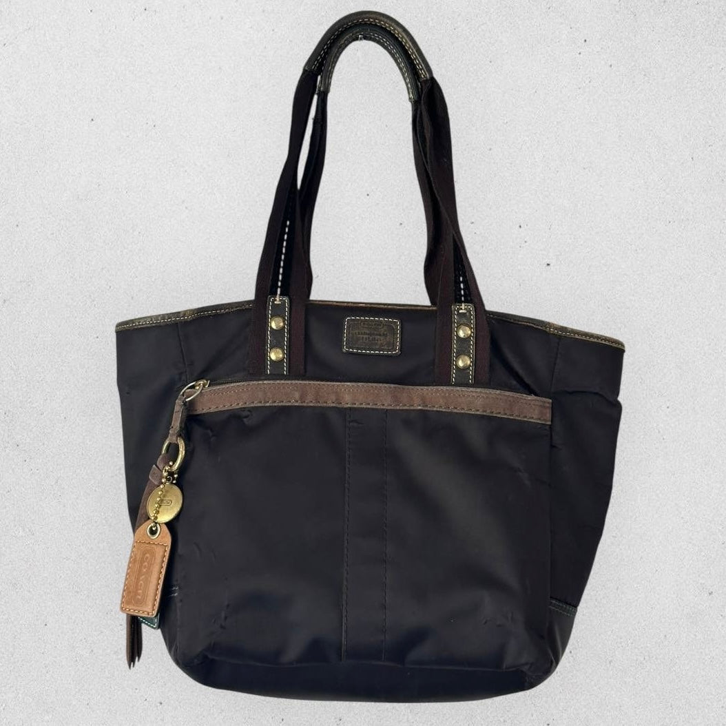 Authentic Vintage Coach Nylon Tote Bag